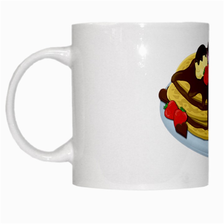 Pancakes - Shrove tuesday White Mugs