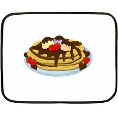 Pancakes - Shrove Tuesday Fleece Blanket (mini) by Valentinaart