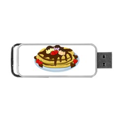 Pancakes - Shrove Tuesday Portable Usb Flash (one Side) by Valentinaart