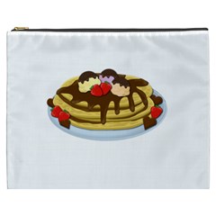 Pancakes - Shrove Tuesday Cosmetic Bag (xxxl)  by Valentinaart