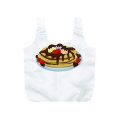 Pancakes - Shrove Tuesday Full Print Recycle Bags (s)  by Valentinaart