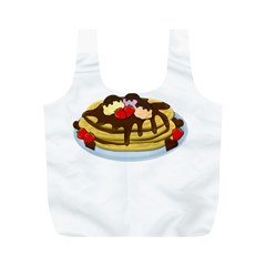 Pancakes - Shrove Tuesday Full Print Recycle Bags (m)  by Valentinaart