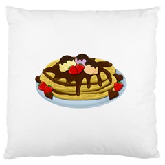 Pancakes - Shrove Tuesday Large Flano Cushion Case (two Sides) by Valentinaart