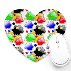 Pattern Background Wallpaper Design Heart Mousepads by Nexatart