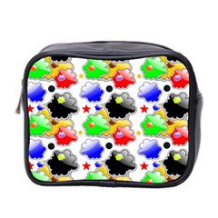 Pattern Background Wallpaper Design Mini Toiletries Bag 2-side by Nexatart