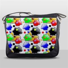 Pattern Background Wallpaper Design Messenger Bags by Nexatart