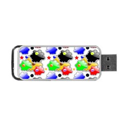 Pattern Background Wallpaper Design Portable Usb Flash (one Side) by Nexatart