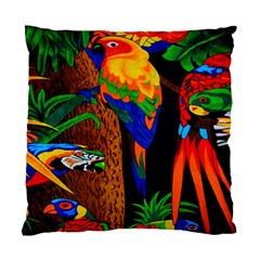 Parrots Aras Lori Parakeet Birds Standard Cushion Case (one Side) by Nexatart