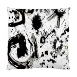 Pattern Color Painting Dab Black Standard Cushion Case (Two Sides) Back