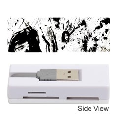 Pattern Color Painting Dab Black Memory Card Reader (Stick) 