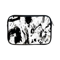 Pattern Color Painting Dab Black Apple iPad Mini Zipper Cases