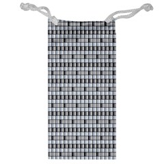 Pattern Grid Squares Texture Jewelry Bag by Nexatart