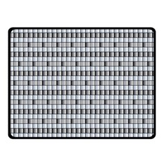 Pattern Grid Squares Texture Fleece Blanket (small) by Nexatart