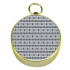 Pattern Grid Squares Texture Gold Compasses by Nexatart