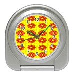 Pattern Design Graphics Colorful Travel Alarm Clocks Front