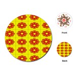 Pattern Design Graphics Colorful Playing Cards (Round)  Front