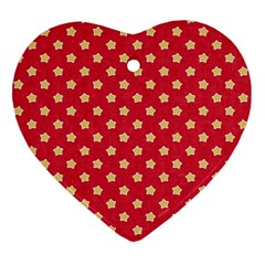 Pattern Felt Background Paper Red Ornament (Heart)