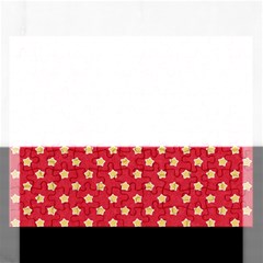 Pattern Felt Background Paper Red Rectangular Jigsaw Puzzl by Nexatart