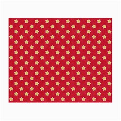 Pattern Felt Background Paper Red Small Glasses Cloth (2-Side)