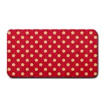 Pattern Felt Background Paper Red Medium Bar Mats 16 x8.5  Bar Mat