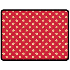 Pattern Felt Background Paper Red Fleece Blanket (Large) 