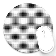 Pattern Half Tone Round Mousepads by Nexatart