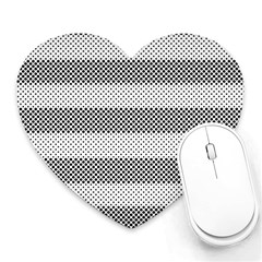 Pattern Half Tone Heart Mousepads by Nexatart