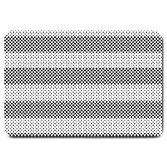 Pattern Half Tone Large Doormat  by Nexatart