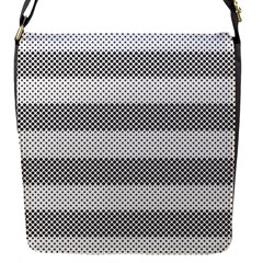 Pattern Half Tone Flap Messenger Bag (s) by Nexatart