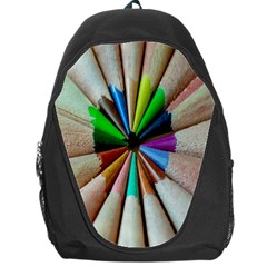 Pen Crayon Color Sharp Red Yellow Backpack Bag by Nexatart