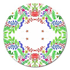 Holiday Festive Background With Space For Writing Magnet 5  (round) by Nexatart