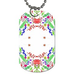 Holiday Festive Background With Space For Writing Dog Tag (one Side) by Nexatart