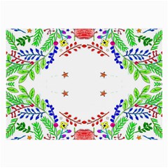 Holiday Festive Background With Space For Writing Large Glasses Cloth (2-side) by Nexatart