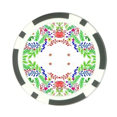 Holiday Festive Background With Space For Writing Poker Chip Card Guard by Nexatart