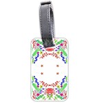 Holiday Festive Background With Space For Writing Luggage Tags (Two Sides) Front