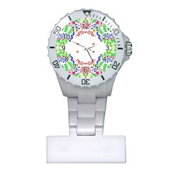 Holiday Festive Background With Space For Writing Plastic Nurses Watch