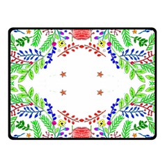 Holiday Festive Background With Space For Writing Double Sided Fleece Blanket (small)  by Nexatart