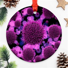 Hintergrund Tapete Keime Viren Ornament (round) by Nexatart