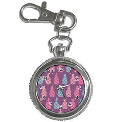 Pineapple Pattern  Key Chain Watches by Nexatart