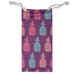 Pineapple Pattern  Jewelry Bag by Nexatart