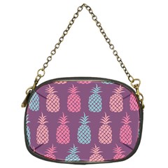 Pineapple Pattern  Chain Purses (two Sides)  by Nexatart