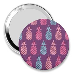 Pineapple Pattern  3  Handbag Mirrors by Nexatart