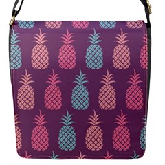 Pineapple Pattern  Flap Messenger Bag (s) by Nexatart