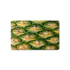 Pineapple Pattern Magnet (name Card) by Nexatart