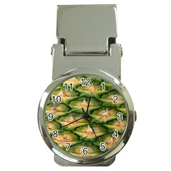 Pineapple Pattern Money Clip Watches by Nexatart