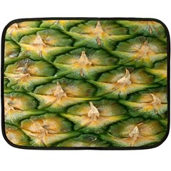 Pineapple Pattern Double Sided Fleece Blanket (mini)  by Nexatart