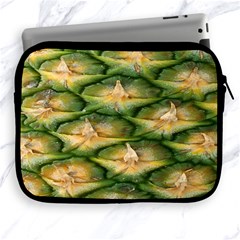 Pineapple Pattern Apple Ipad 2/3/4 Zipper Cases by Nexatart