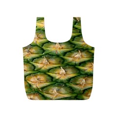 Pineapple Pattern Full Print Recycle Bags (s)  by Nexatart