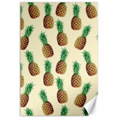 Pineapple Wallpaper Pattern Canvas 12  X 18  