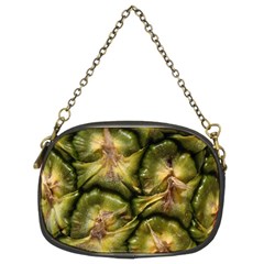 Pineapple Fruit Close Up Macro Chain Purses (two Sides)  by Nexatart